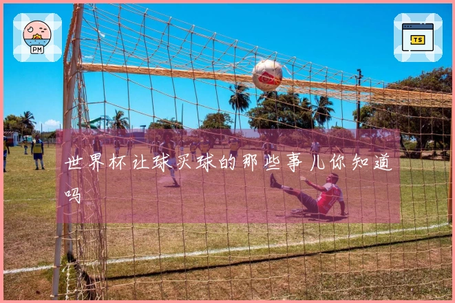世界杯让球买球的那些事儿你知道吗