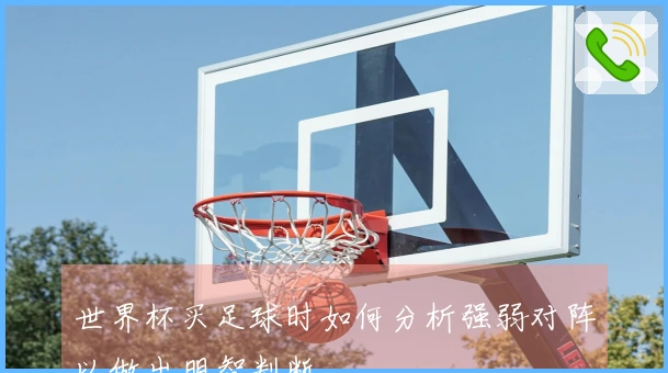 世界杯买足球时如何分析强弱对阵以做出明智判断